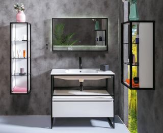 Пенал Armadi Art Loft 120см белый 896-W